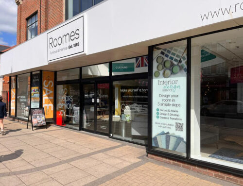Window graphics for Roomes Summer Sale…